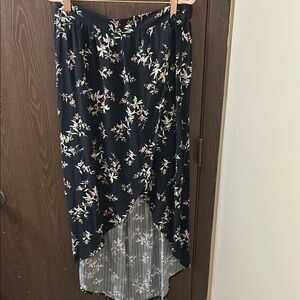 Floral Wrap Skirt